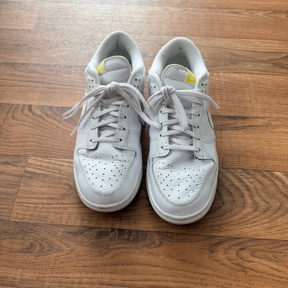 Nike white and yellow Valentines Day Sneakers